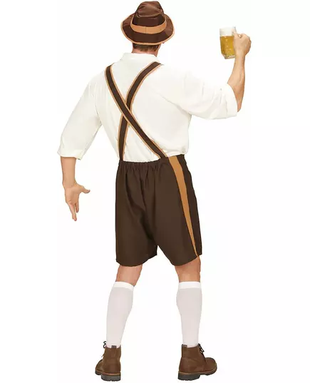 Hnědý bavorský kostým pro dospělé muže – velká velikost, Velikost: XXX-Large, image 2