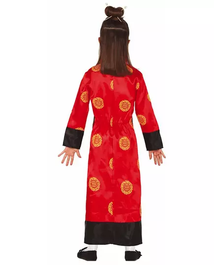 Červený čínský kostým pro dívky, Velikost: 10-12 let (142-148 cm), image 2