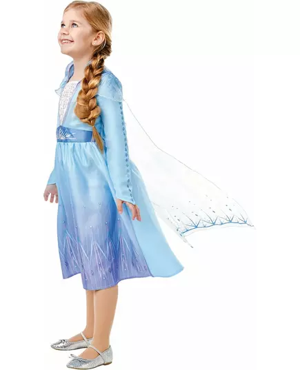 Klasický kostým Elsa Frozen 2 pro dívky, Velikost: 9-10 let (134 to 140 cm), image 2