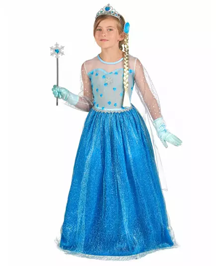 Kostým a doplňky Modrá ledová princezna pro dívky, Velikost: 6-8 let, image 2