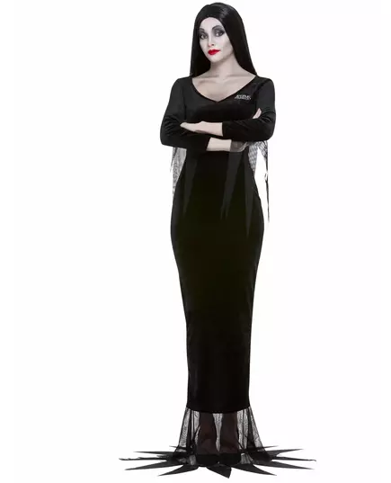 Kostým Morticia Addams Family pro ženy, Velikost: Small, image 2