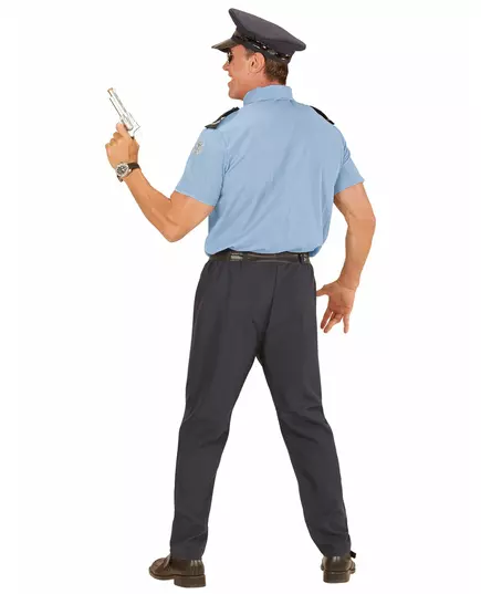 Modrý policejní kostým pro dospělé – velká velikost, Velikost: XX-Large, image 2