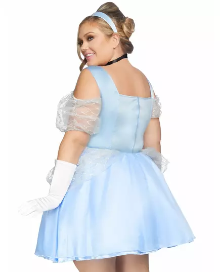 Dámský kostým modré princezny – plus size, Velikost: 3XL/4XL(54-58), image 2