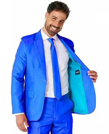 Mr. Solid blue men’s suit Suitmeister, Velikost: XX-Large (EU 60-62), image 3