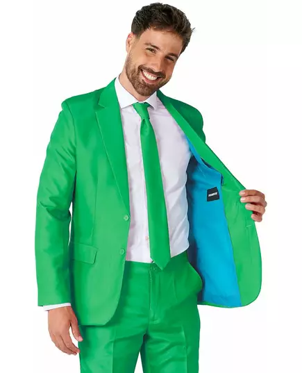 Mr. Solid green suit pro muže Suitmeister, Velikost: XX-Large (EU 60-62), image 3