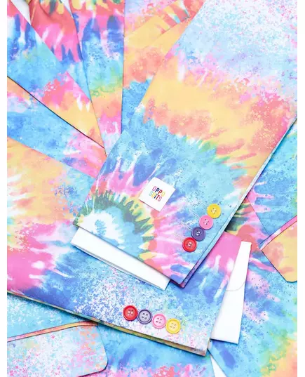 Mr. Tie-Dye kostým Opposuits pro dospělé, Velikost: Large (EU 52-54), image 2
