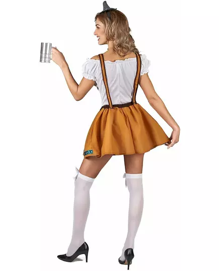 Hnědý bavorský kostým pro ženy, Velikost: Medium, image 3