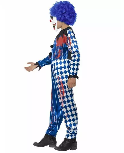 Harlekýnský klaunský kostým pro děti Halloween, Velikost: 13-15 let, image 3