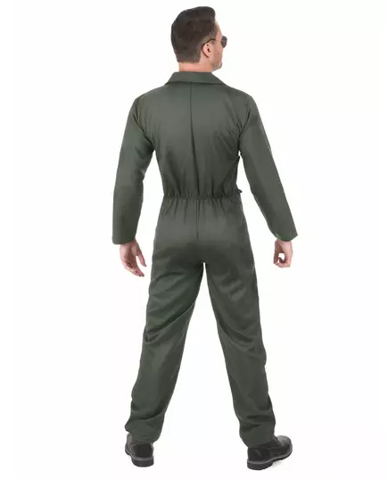 Kostým pilota letadla pro muže s brýlemi, Velikost: Large, image 3