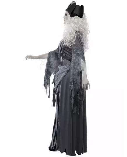 Šedý pirátský kostým ducha pro ženy Halloween, Velikost: Large, image 3