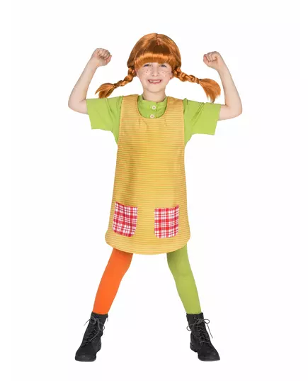 Kostým Pippi Dlouhá punčocha pro dívky, Velikost: 7-8 let (122-128 cm), image 3