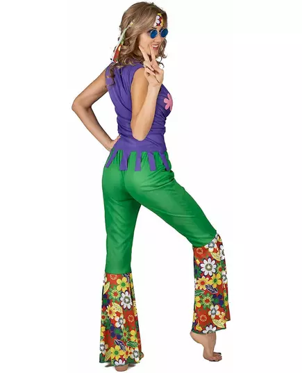 Kostým hippie flower power pro ženy, Velikost: Large, image 3