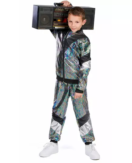 Teenagerský disco jogging kostým 80. léta, Velikost: 14-16 let (164 cm), image 2