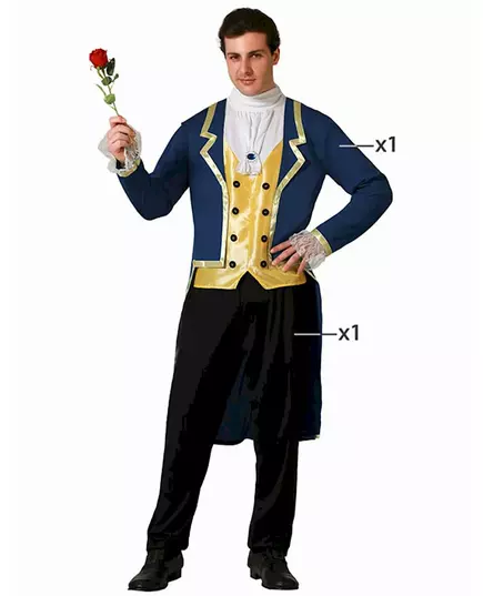 Pánský kostým pohádkového prince, Velikost: X-Large, image 2