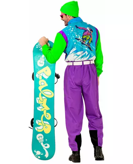 Fluorescenční snowboardový kostým pro dospělé – velká velikost, Velikost: X-Large, image 2