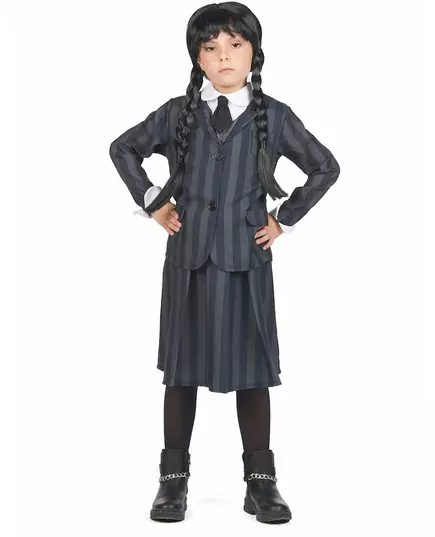 Gotický kostým školní uniformy pro děti, Velikost: 7-9 let (120-130 cm), image 2