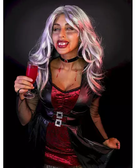 Červený upíří kostým pro ženy Halloween, Velikost: Large (42/44), image 3