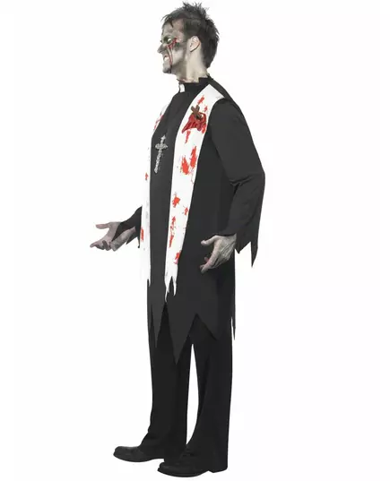 Náboženský zombie kostým pro muže Halloween, Velikost: M, image 3