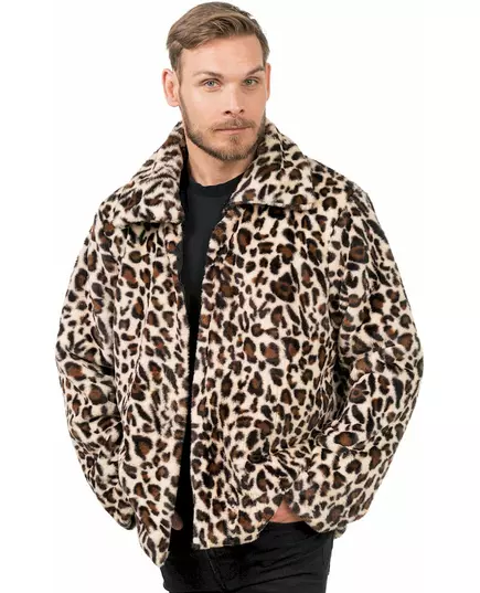 Dospělý leopardí kabát z umělé kožešiny, Velikost: X-Large (190 cm), image 2