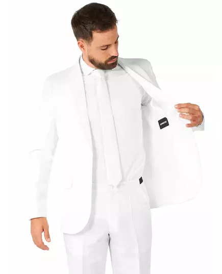 Mr. Solid bílý pánský oblek Suitmeister, Velikost: X-Large (EU 56-58), image 3