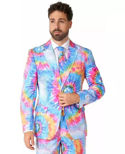 Mr. Tie-Dye kostým Opposuits pro dospělé, Velikost: Large/X-Large (EU 56), image 3