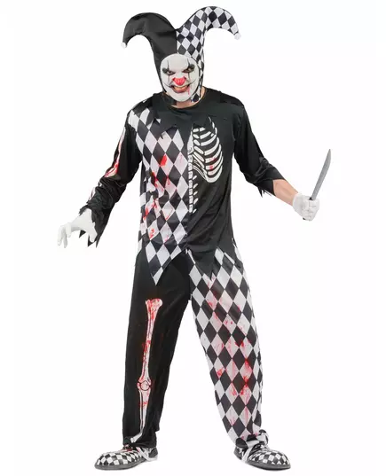 Krvavý harlekýn kostým pro muže, Velikost: XL, image 3
