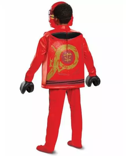 Kai Ninjago deluxe kostým – LEGO děti, Velikost: 7-8 let (124 - 136 cm), image 3
