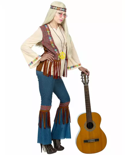 Hippie Peace kostým pro ženy, Velikost: L, image 3