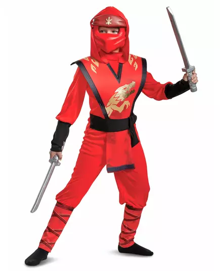 LEGACY deluxe kostým Kai Ninjago® – LEGO děti, Velikost: 7-8 let (124 - 136 cm), image 3
