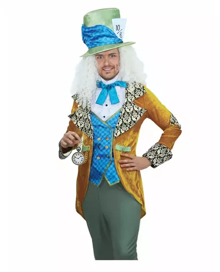 Pánský luxusní extravagantní kloboučník kostým, Velikost: L, image 3