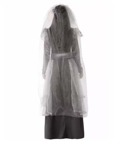Šedý kostým pohřební nevěsty pro ženy, Velikost: Medium/Large, image 3