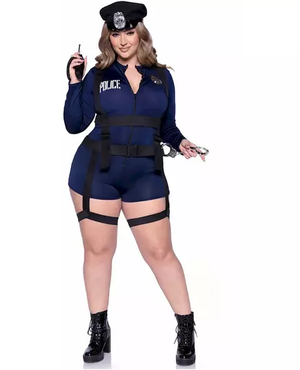 Deluxe sexy policistka kostým pro ženy – plus size, Velikost: XXX-Large/XXXX-Large (54-58), image 3