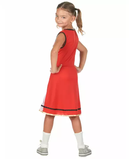 Dívčí kostým roztleskávačky USA červený, Velikost: 7-9 let (120-130 cm), image 3