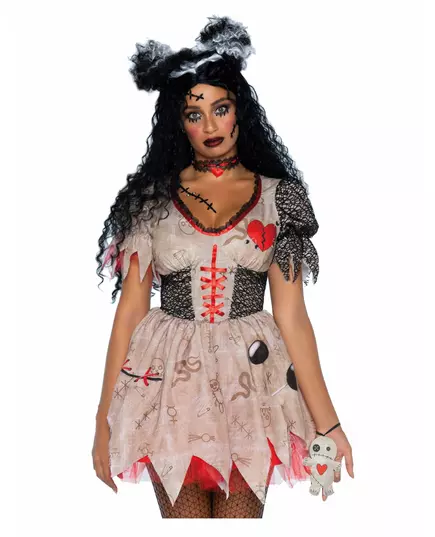 Kostým voodoo panenky pro ženy, Velikost: S/M(38-40), image 3