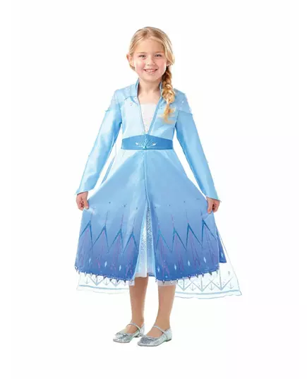 Prémiový kostým Elsa Frozen 2 pro dívky, Velikost: 7-8 let (122 to 128 cm), image 3
