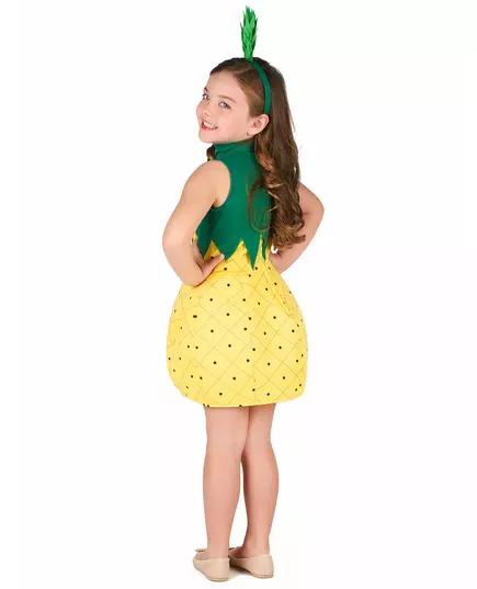 Kostým šatů ananas pro dívky, Velikost: 7-9 let (M), image 3