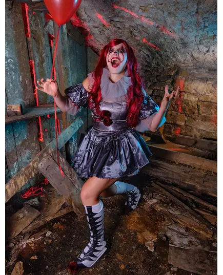 Šaty kostým Pennywise pro ženy, Velikost: Small, image 3