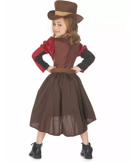 Luxusní steampunkový kostým pro dívky, Velikost: 4-6 let (110-120 cm), image 3