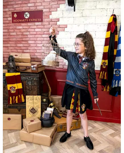 Harry Potter dívčí top Gryffindor se sukní, Velikost: 7-8 let (122 to 128 cm), image 3
