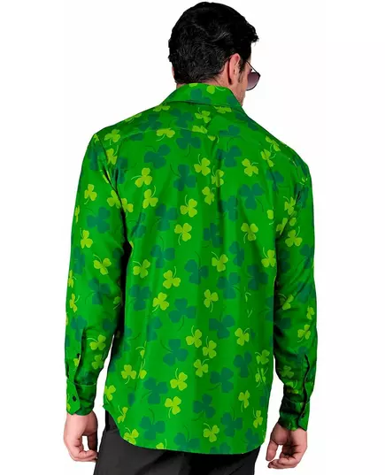 Pánské tričko s dlouhým rukávem St. Patrick’s Day se čtyřlístky, Velikost: XX-Large, image 3