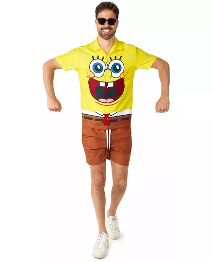 Suitmeister SpongeBob SquarePants letní kostým pro dospělé, Velikost: Medium (EU 48-50), image 4