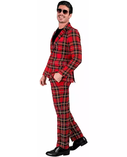Skotský kostým s tartanovým potiskem pro dospělé, Velikost: Large, image 3
