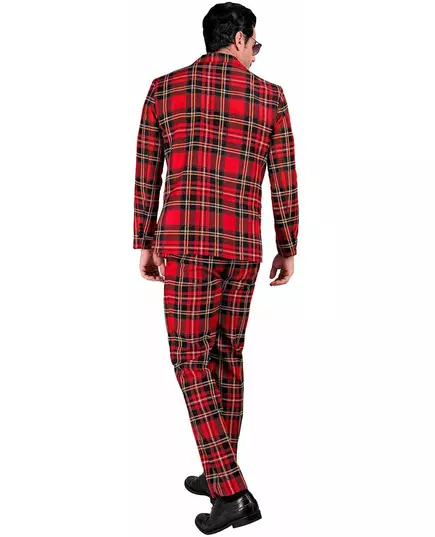 Plus size skotský kostým s tartanovým potiskem pro dospělé, Velikost: X-Large, image 3