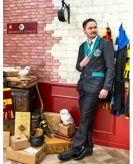 Kostým Mr. Slytherin Suitmeister pro dospělé, Velikost: Large (EU 52-54), image 4