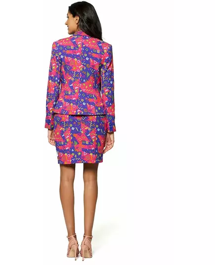 Kostým Mrs. Symbol Colorful Woman Opposuits, Velikost: Large, image 4