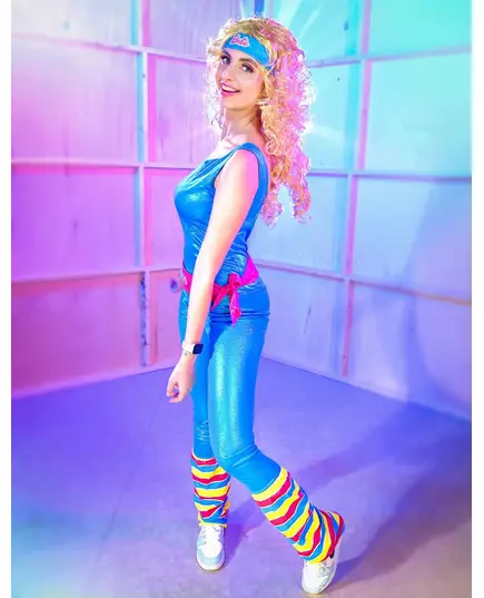 Barbie aerobik kostým pro ženy, Velikost: Small, image 3