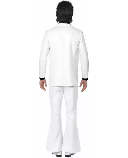 Bílý disco kostým pro muže, Velikost: X-Large, image 4