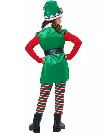 Luxusní vánoční elf kostým pro dívky, Velikost: 6-8 let (134 cm), image 4