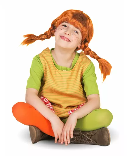 Kostým Pippi Dlouhá punčocha pro dívky, Velikost: 7-8 let (122-128 cm), image 4
