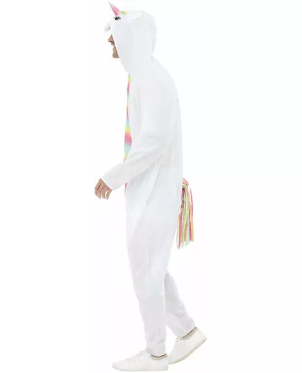 Bílý a vícebarevný jednorožčí kostým pro dospělé, Velikost: Large, image 4